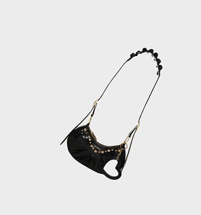 Black Women's Betsey Johnson Mirror Mirror Crossbody Shoulder Bags | AYIZWUJ-57