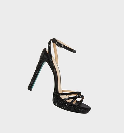 Black Women's Betsey Johnson Sb-adde Heels | BDNRMGZ-97