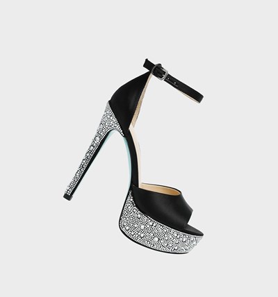 Black Women's Betsey Johnson Sb-karma Heels | FINWHRM-07