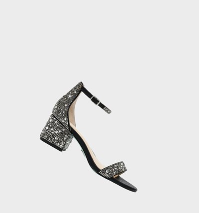 Black Women's Betsey Johnson Sb-mari Heels | VQXMAUB-63