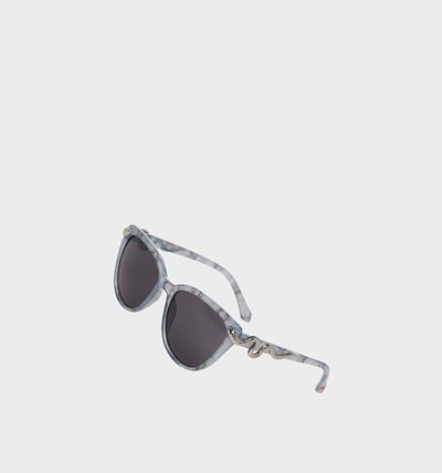 Blue Women's Betsey Johnson Slithering Around Sunglasses | DPRTIZA-72