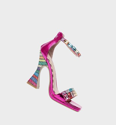 Fuchsia Women's Betsey Johnson Emani Heels | CDJBQWL-36