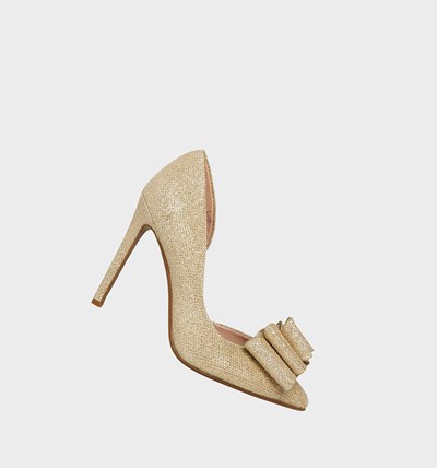 Gold Women's Betsey Johnson Prince Heels | NJEYTSO-51