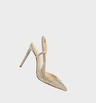 Gold Women's Betsey Johnson Sb-rocky Heels | EGSPFVA-40