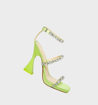 Green Women's Betsey Johnson Sb-perry Heels | MSXJGBC-97