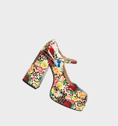 Leopard Women's Betsey Johnson Blondie Heels | MVYZKUL-40