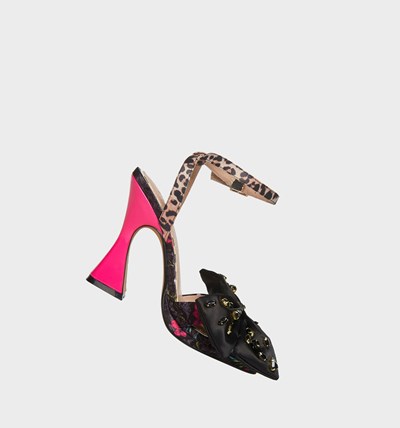 Leopard Women's Betsey Johnson Loise Heels | ZDXVJMT-98