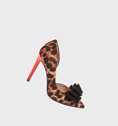 Leopard Women's Betsey Johnson Prince-p Heels | VALBJHU-32