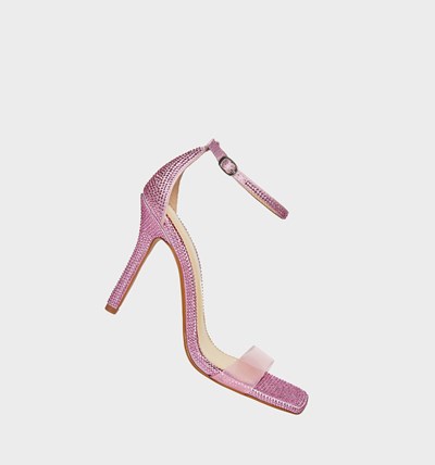 Light Pink Women's Betsey Johnson Sb-cole Heels | CEVOJXI-73