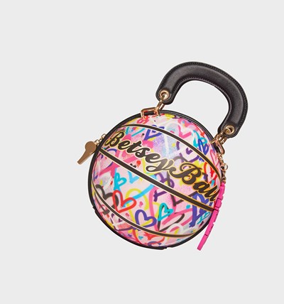 Multicolor Women's Betsey Johnson Kitsch Betsey Ball Crossbody Kitsch Bags | VXONPDG-42