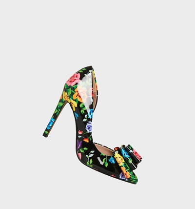 Navy Women's Betsey Johnson Prince-p Heels | VTQMUBN-73