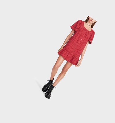 Red Women's Betsey Johnson Naturally Lovely Dress | WDEUMQN-04