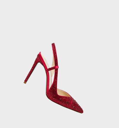 Red Women's Betsey Johnson Sb-rocky Heels | RQGKDLU-47