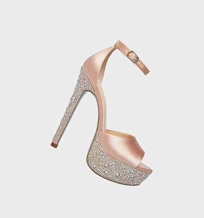 Silver Women's Betsey Johnson Sb-karma Heels | CRXAHYT-41