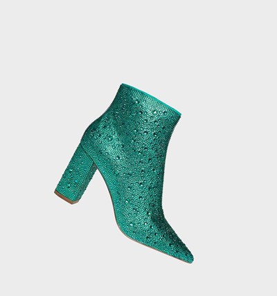 Turquoise Women's Betsey Johnson Cady Boots & Booties | ZUIWNVY-32