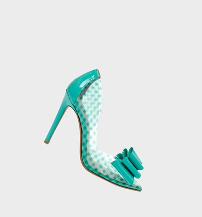 Turquoise Women's Betsey Johnson Prince-p Heels | DPRUJQC-65