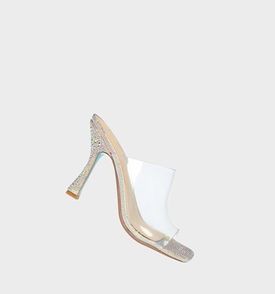 White Women's Betsey Johnson Banks Heels | EMTRLOV-58