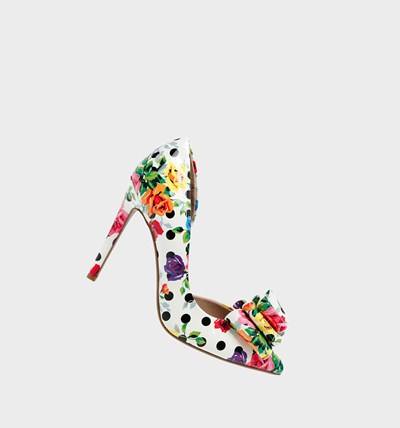 White Women's Betsey Johnson Prince-p Heels | IORABCD-69