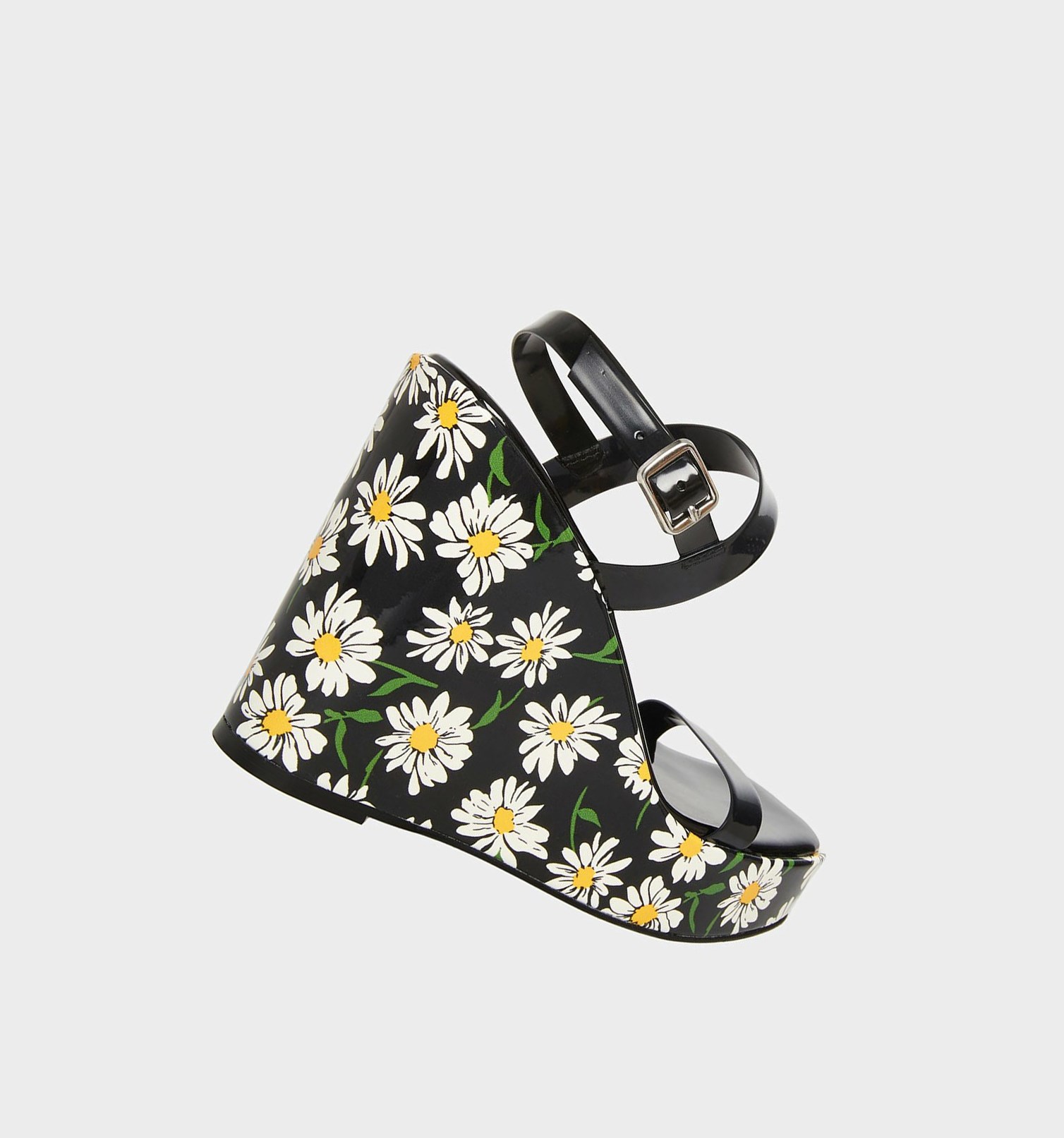 Black / White Women's Betsey Johnson Landry Sandals | AWNDBTX-43