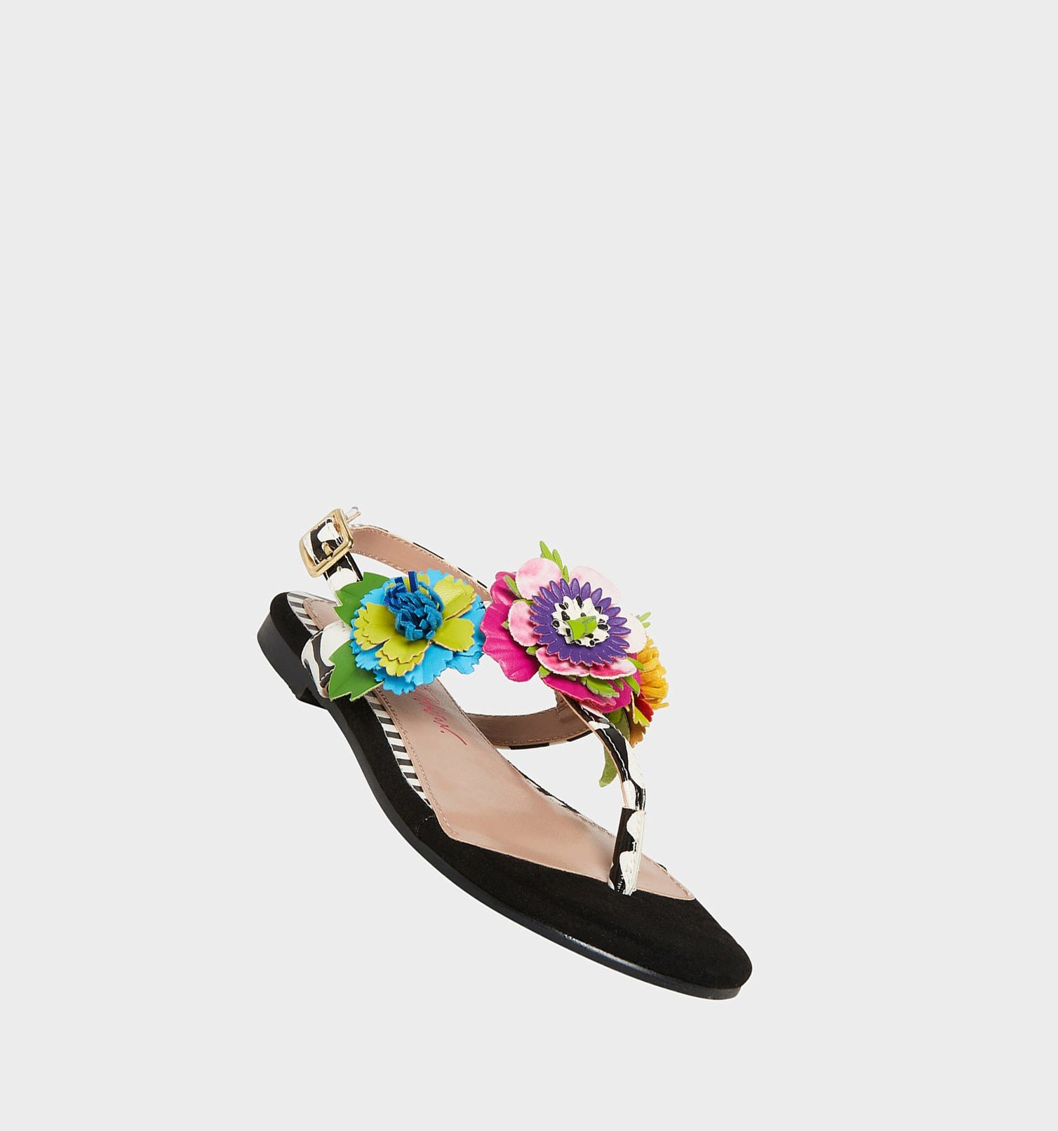 Black Women's Betsey Johnson Angie Sandals | DFVLXHE-18