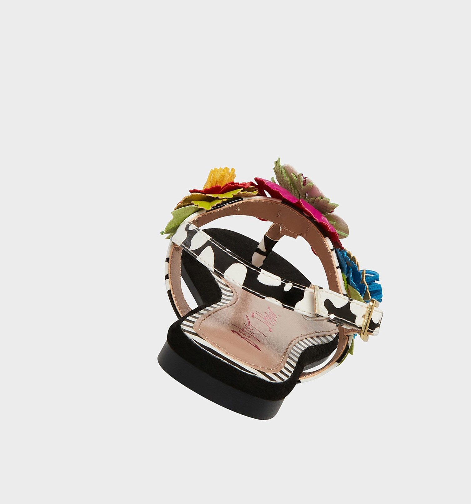 Black Women's Betsey Johnson Angie Sandals | DFVLXHE-18