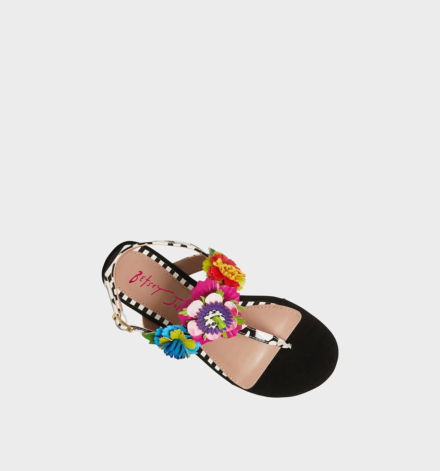 Black Women's Betsey Johnson Angie Sandals | DFVLXHE-18