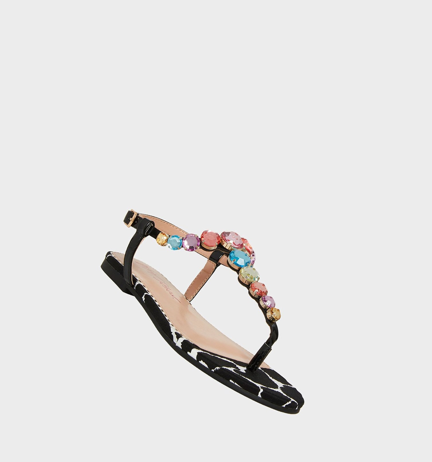 Black Women's Betsey Johnson Jamari Sandals | YGMZDWJ-43