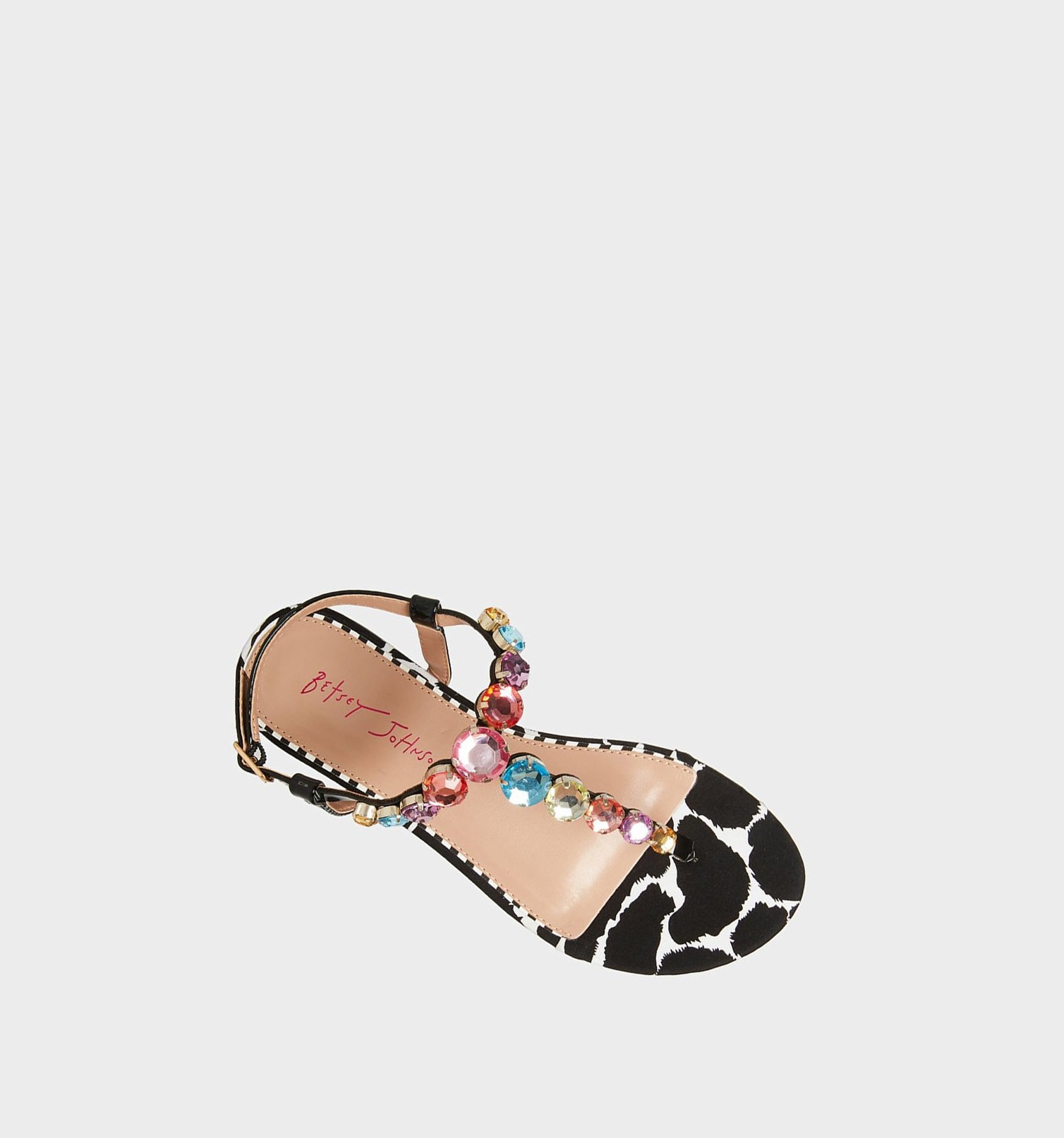 Black Women's Betsey Johnson Jamari Sandals | YGMZDWJ-43