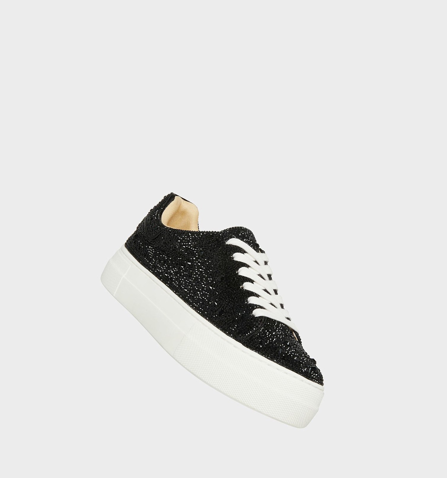 Black Women's Betsey Johnson Sidny Sneakers | XBQYIJW-92