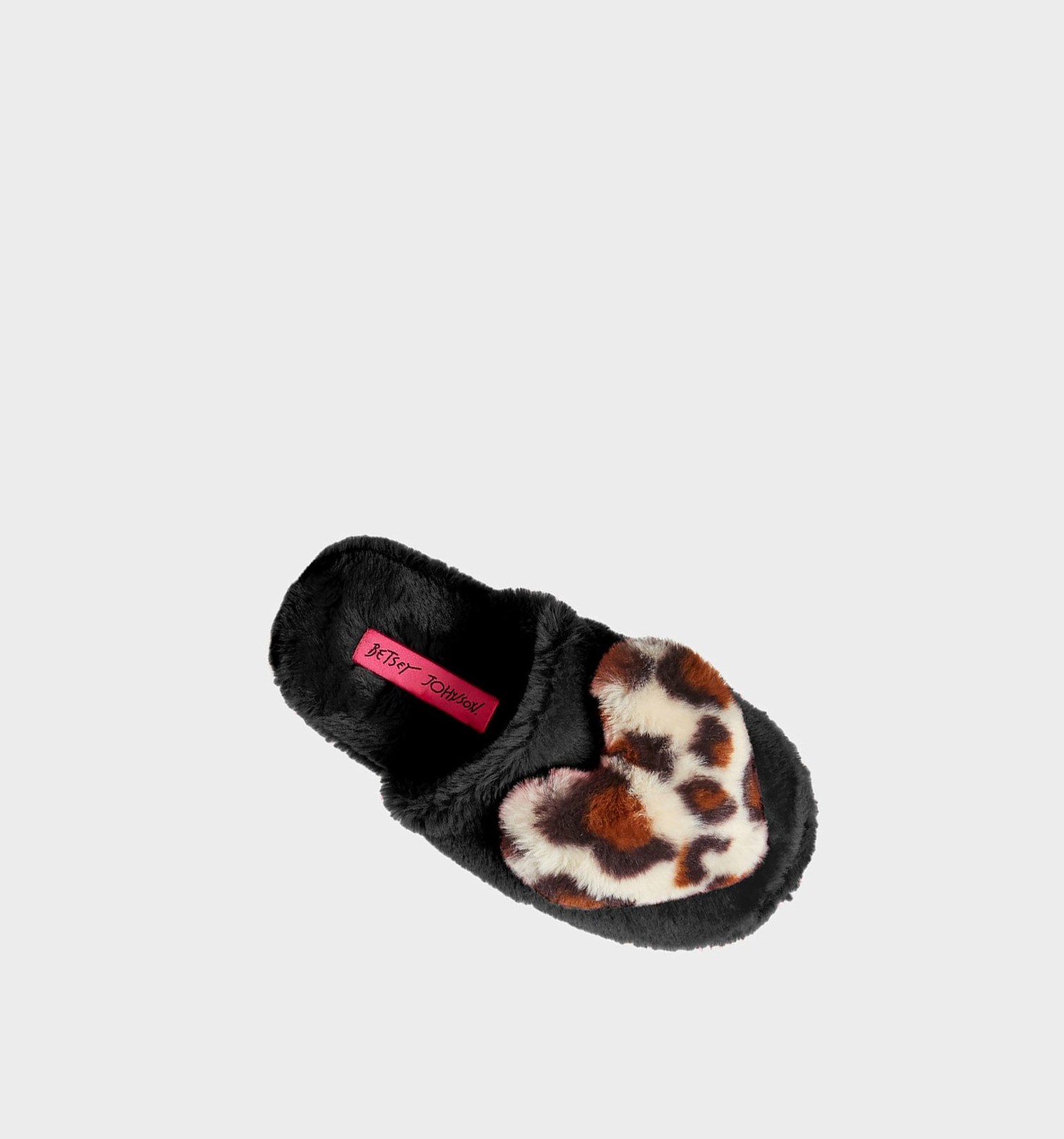 Black Women's Betsey Johnson Sugar Sweet Slippers | EIXRTGA-15