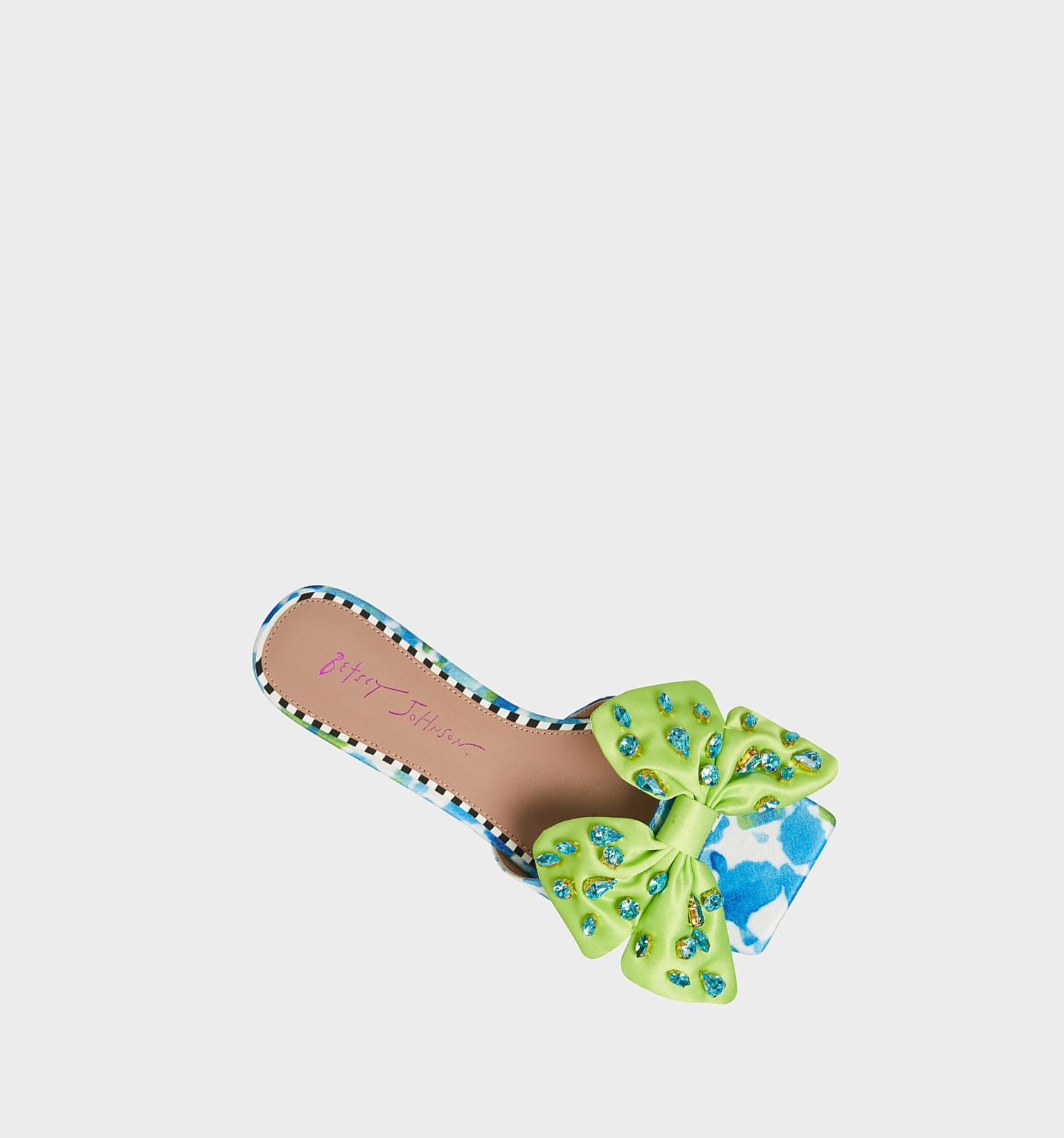 Blue Women's Betsey Johnson Daisyy-r Sandals | NBHYQCT-43