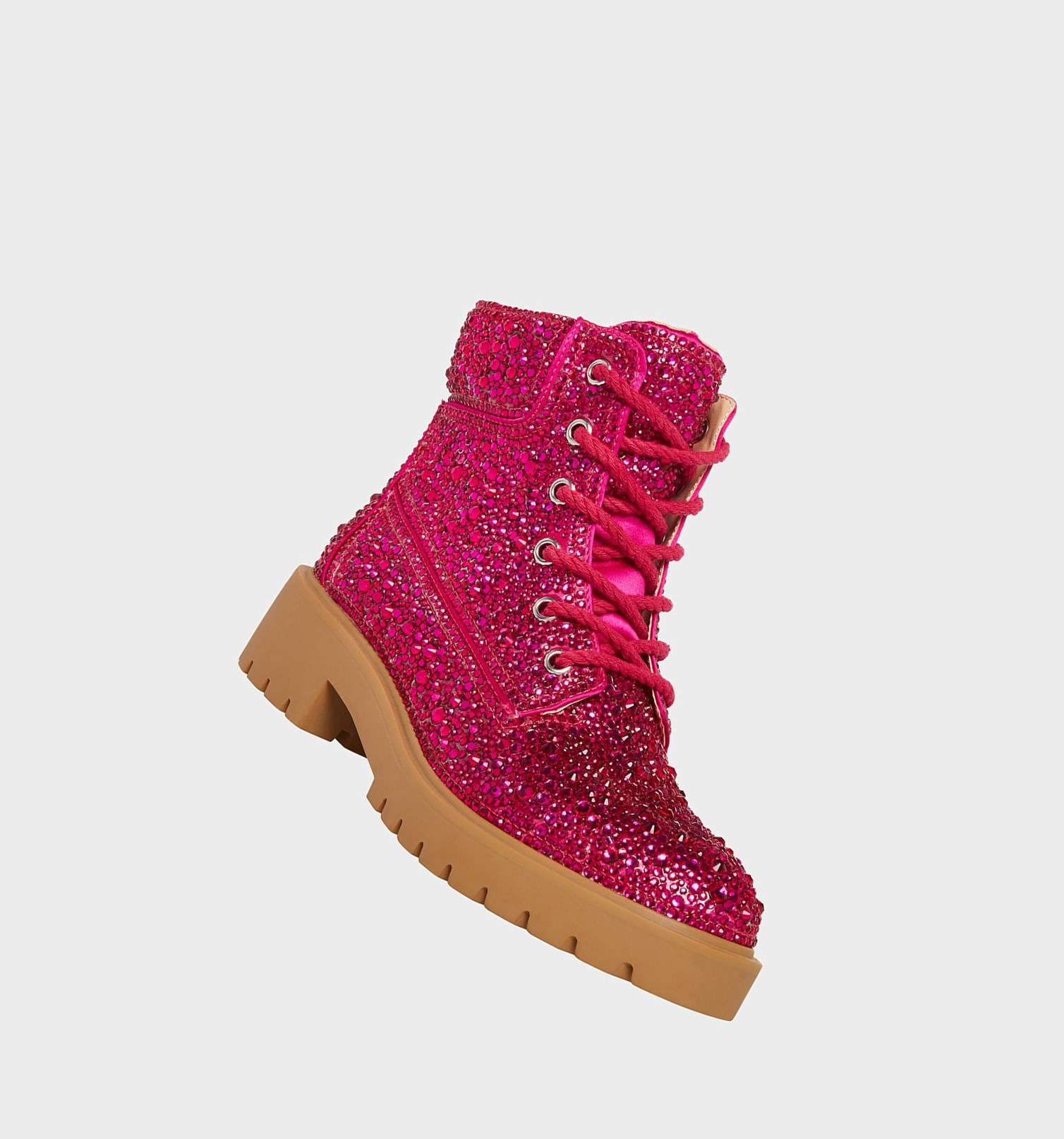 Fuchsia Women's Betsey Johnson Sb-hudsn Boots & Booties | FZABJIN-61