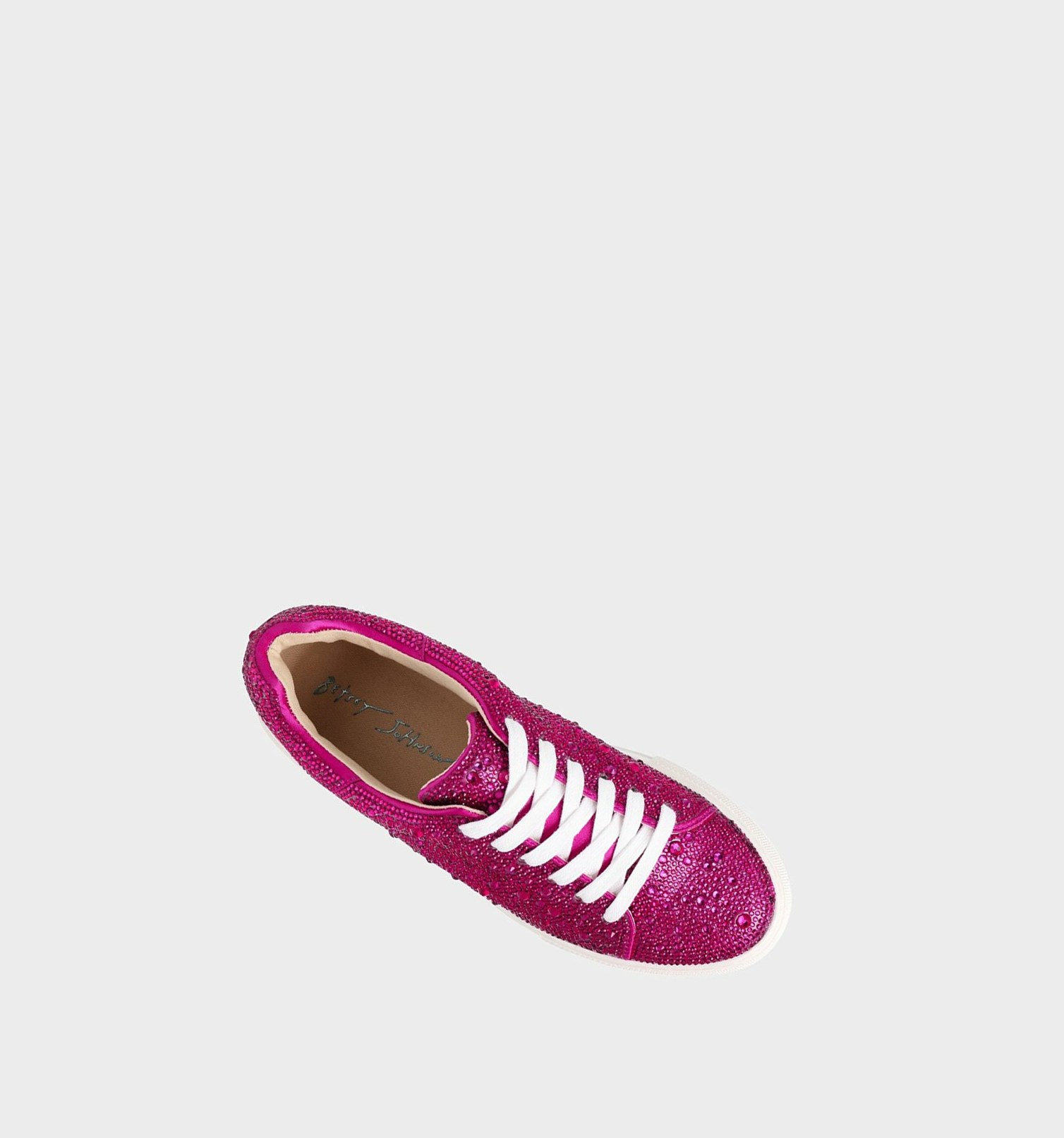 Fuchsia Women's Betsey Johnson Sidny Sneakers | RHJWILU-75