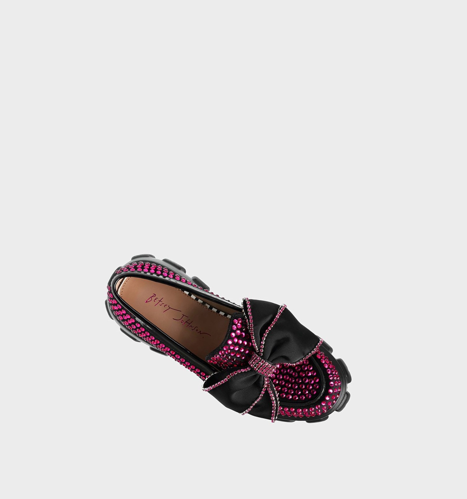 Fuchsia Women's Betsey Johnson Vincent Loafers | MVPJOBD-28