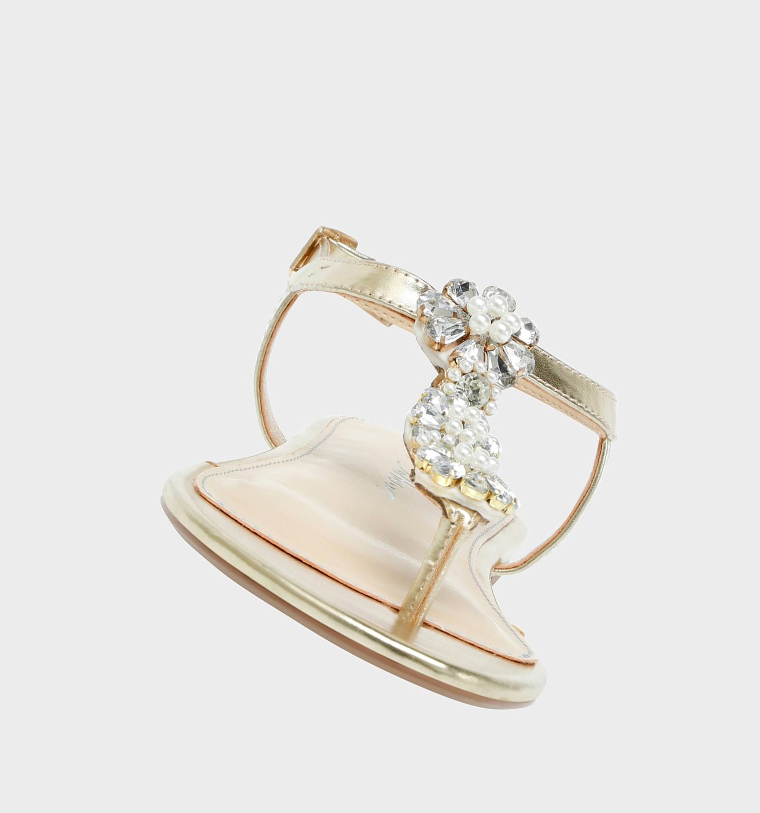 Gold Women's Betsey Johnson Alta Sandals | GBASPCW-96