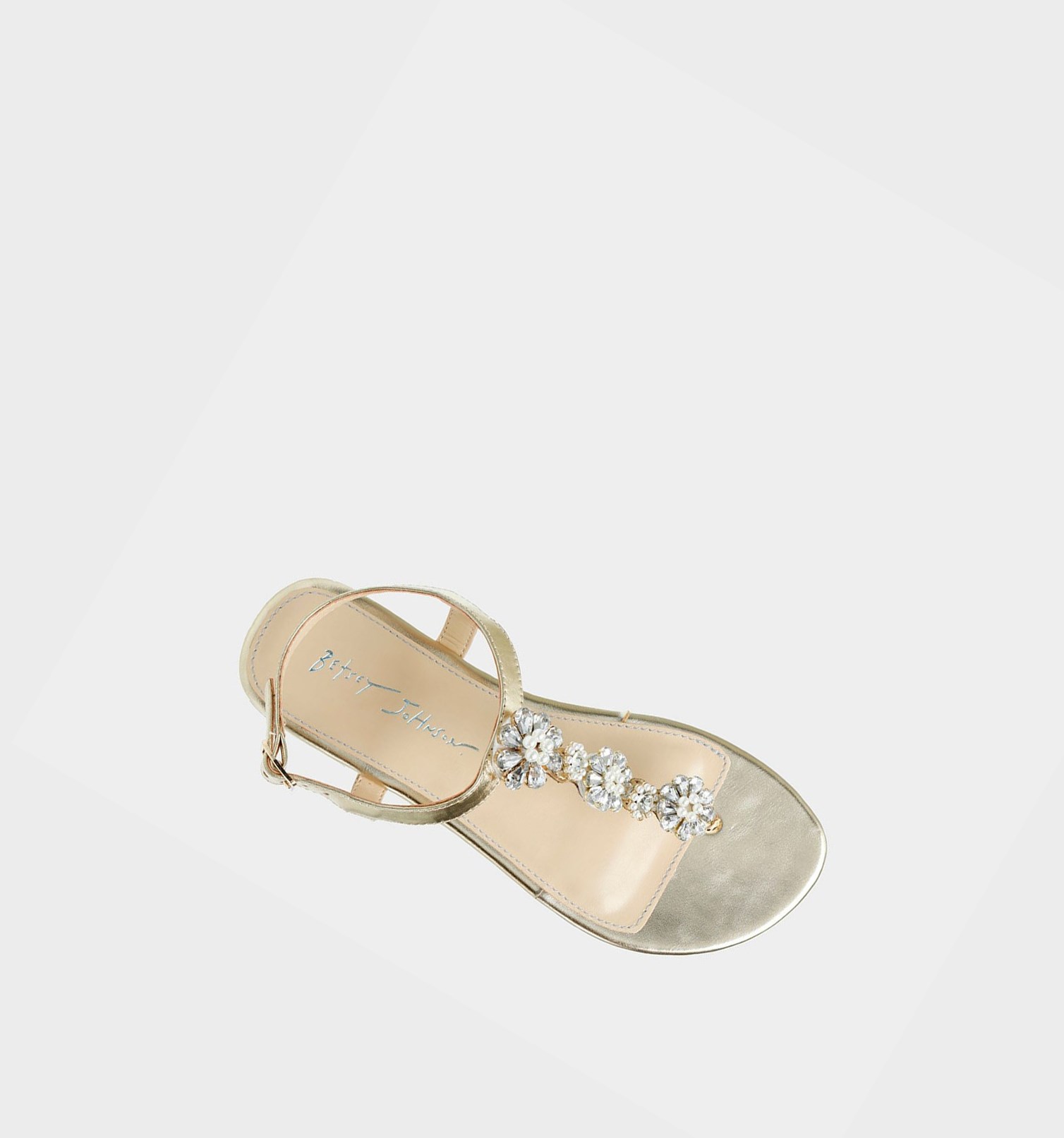 Gold Women's Betsey Johnson Alta Sandals | GBASPCW-96