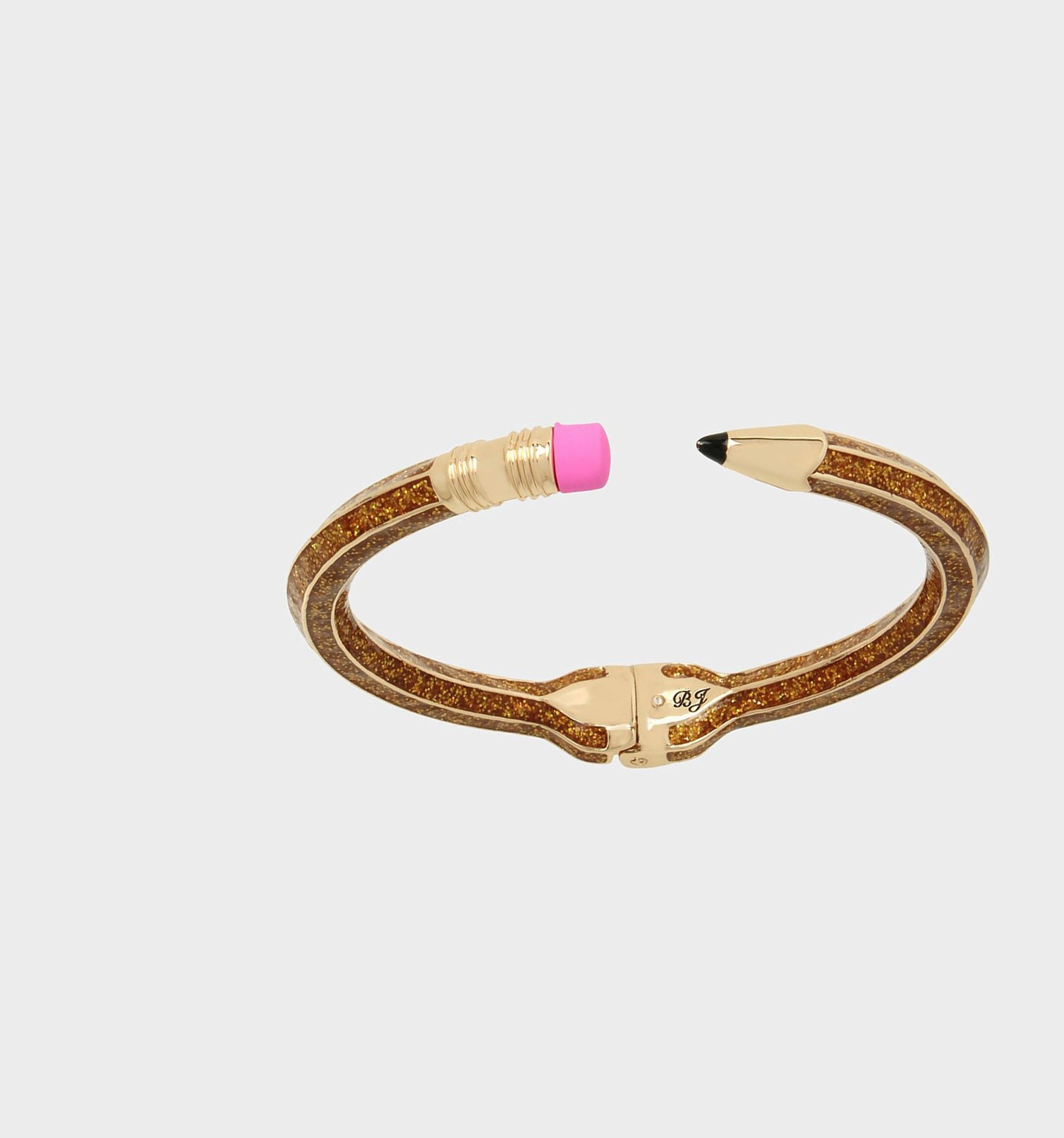 Gold Women's Betsey Johnson Back To School Pencil Bangle Bracelets | EHDOQLS-62