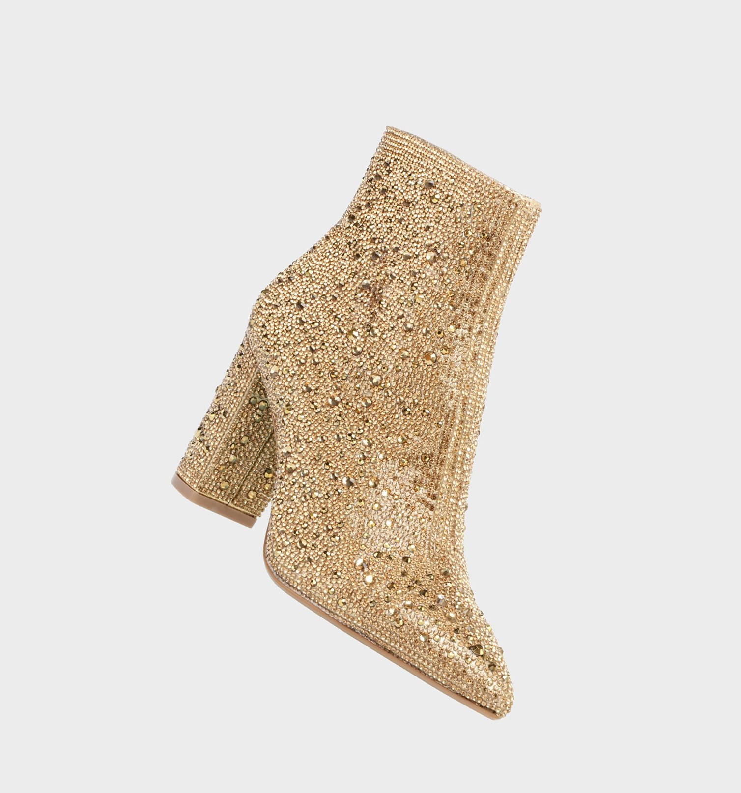 Gold Women's Betsey Johnson Cady Boots & Booties | JXLFIQM-59