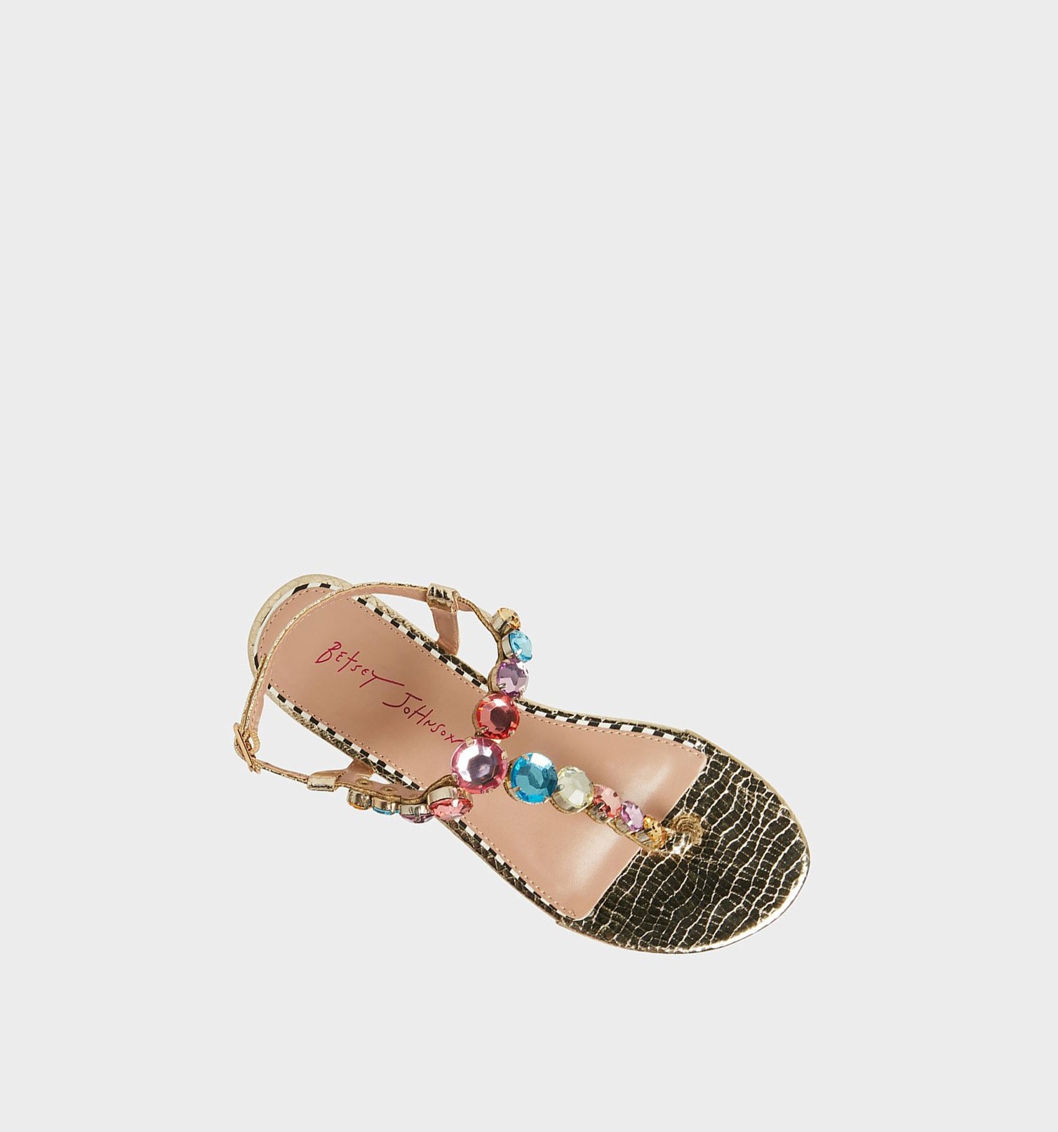 Gold Women's Betsey Johnson Jamari Sandals | BANXSHI-64