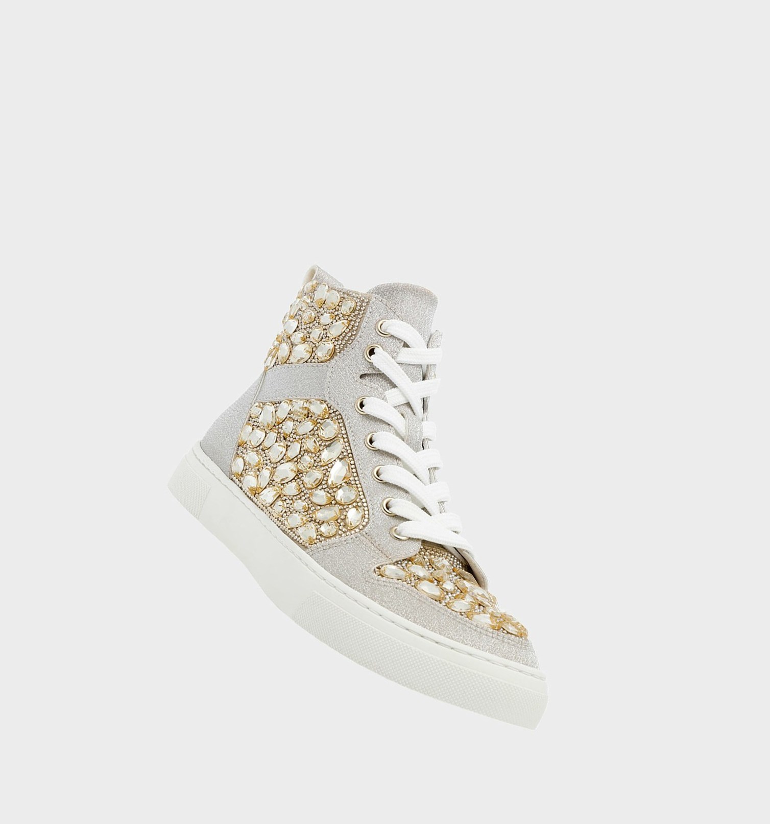 Gold Women's Betsey Johnson Sb-bilie Sneakers | KVBYETU-97