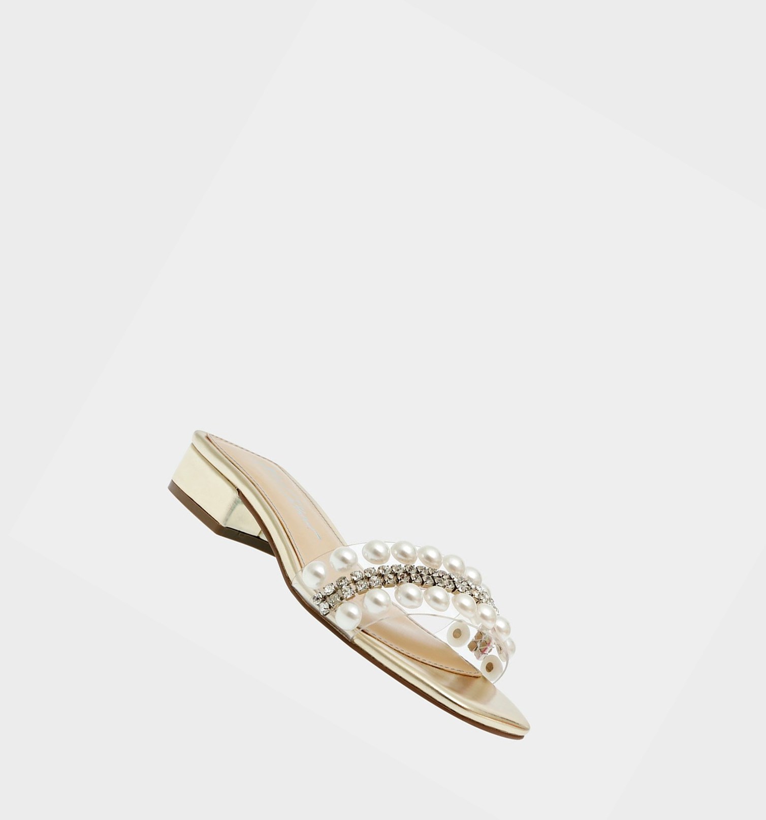 Gold Women's Betsey Johnson Sb-madge Sandals | IFNCOPL-17