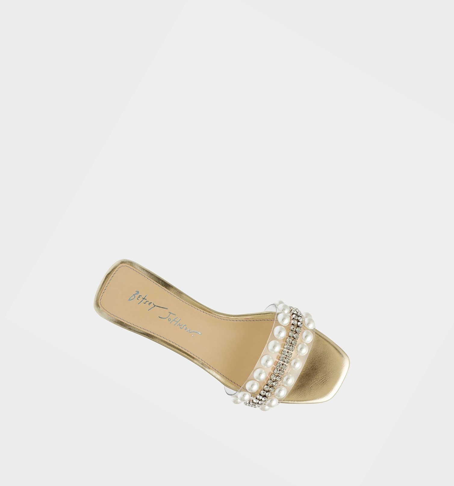 Gold Women's Betsey Johnson Sb-madge Sandals | IFNCOPL-17