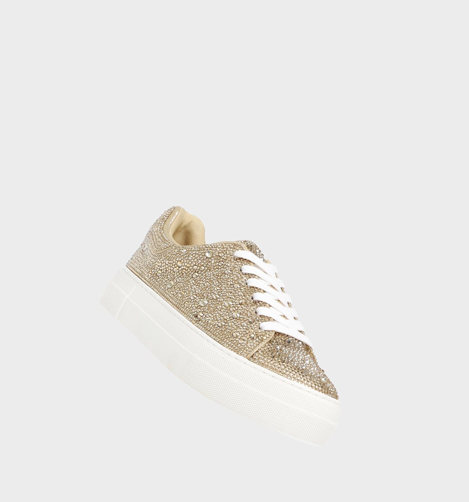 Gold Women's Betsey Johnson Sidny Sneakers | CGBXZHI-82