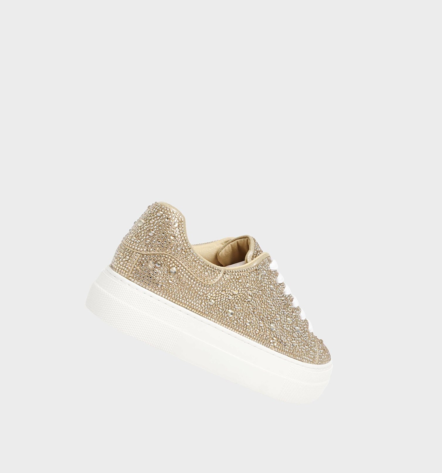 Gold Women's Betsey Johnson Sidny Sneakers | CGBXZHI-82