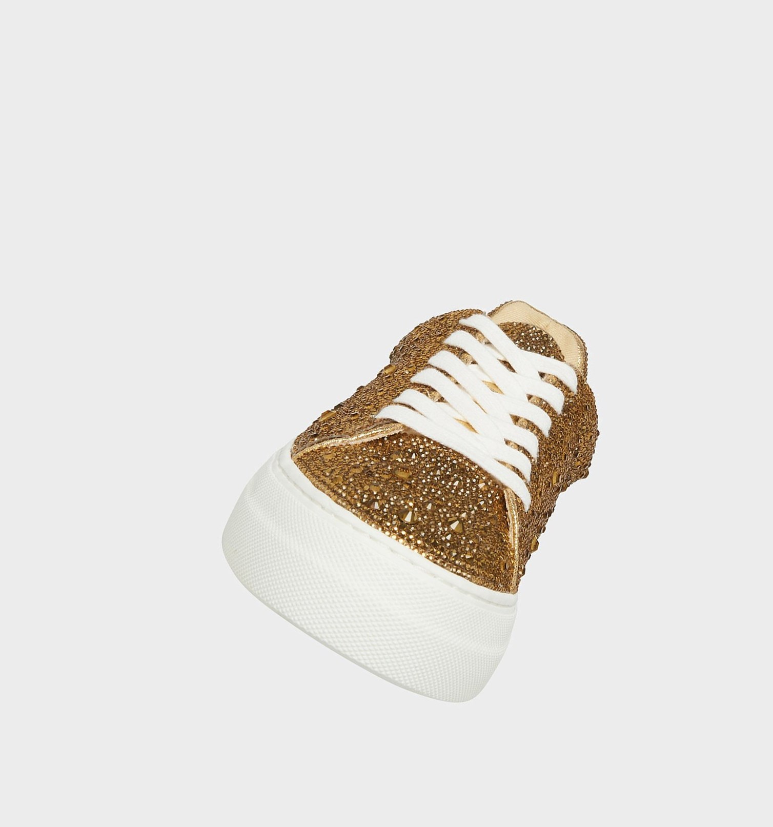 Gold Women's Betsey Johnson Sidny Sneakers | UJKDVSM-32