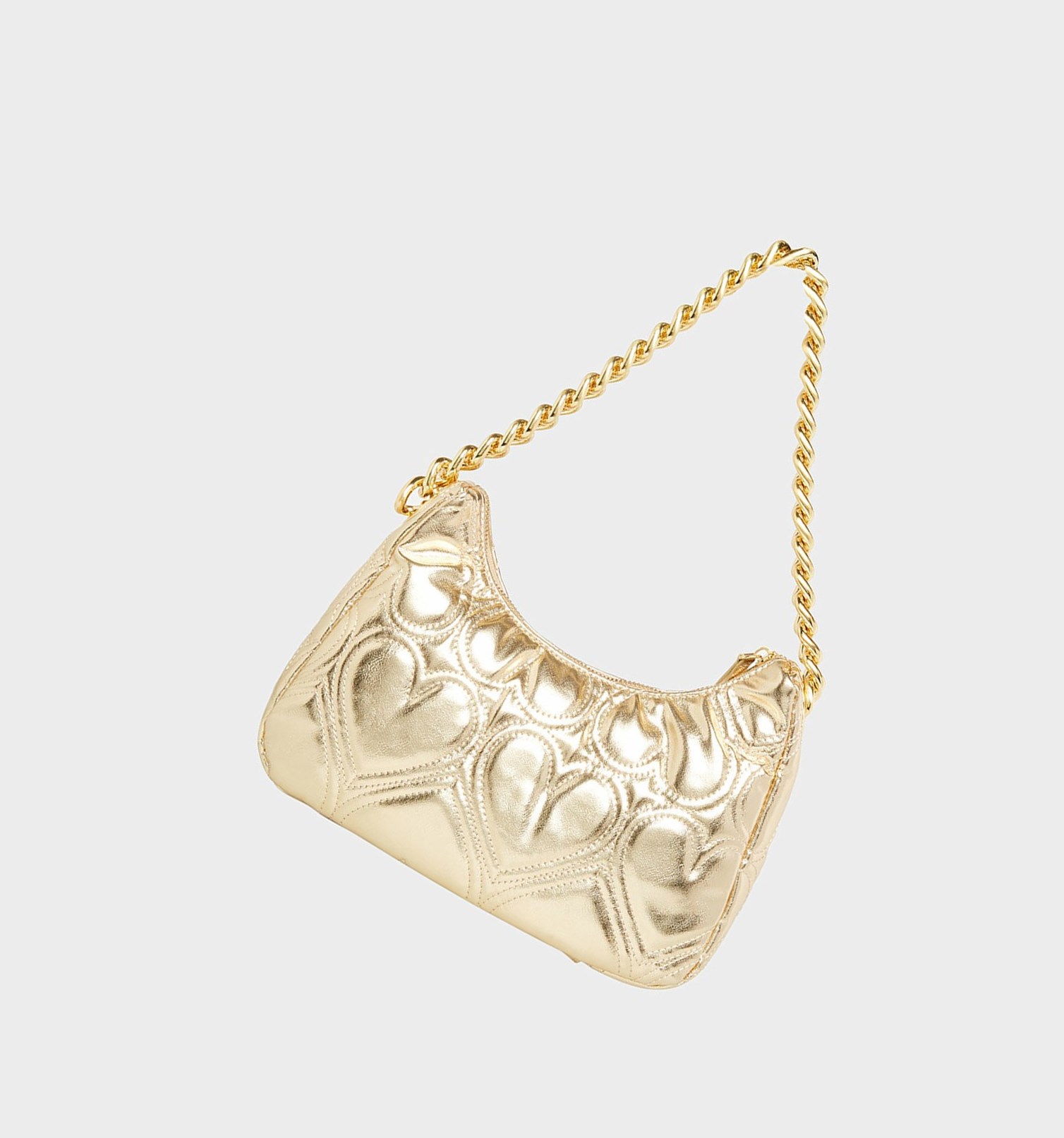 Gold Women's Betsey Johnson Smooches Shoulder Bags | YNAFOEX-86