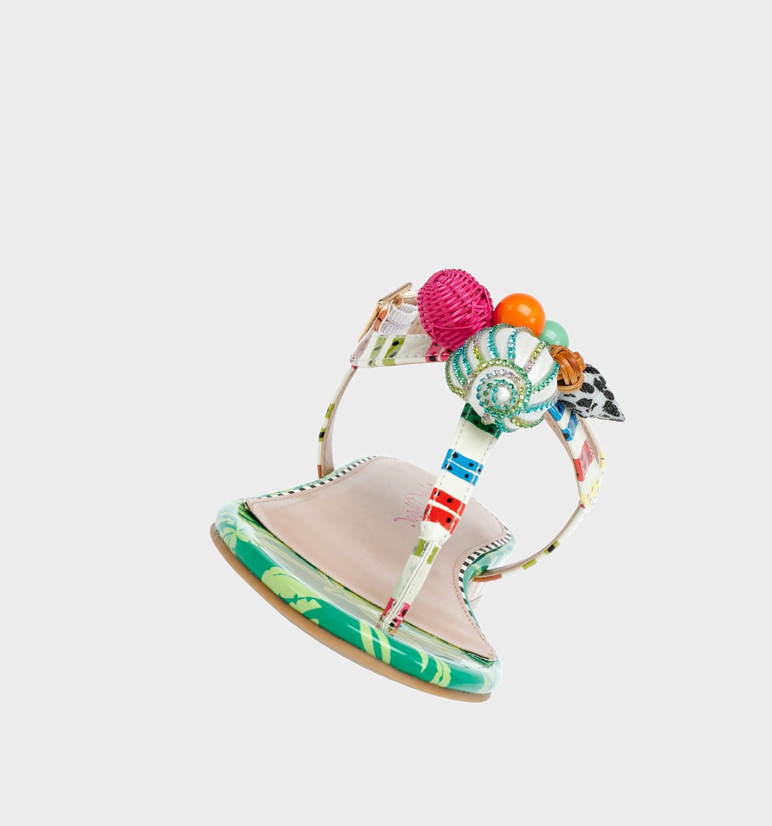 Green Women's Betsey Johnson Aleena Sandals | NQJKAHL-40