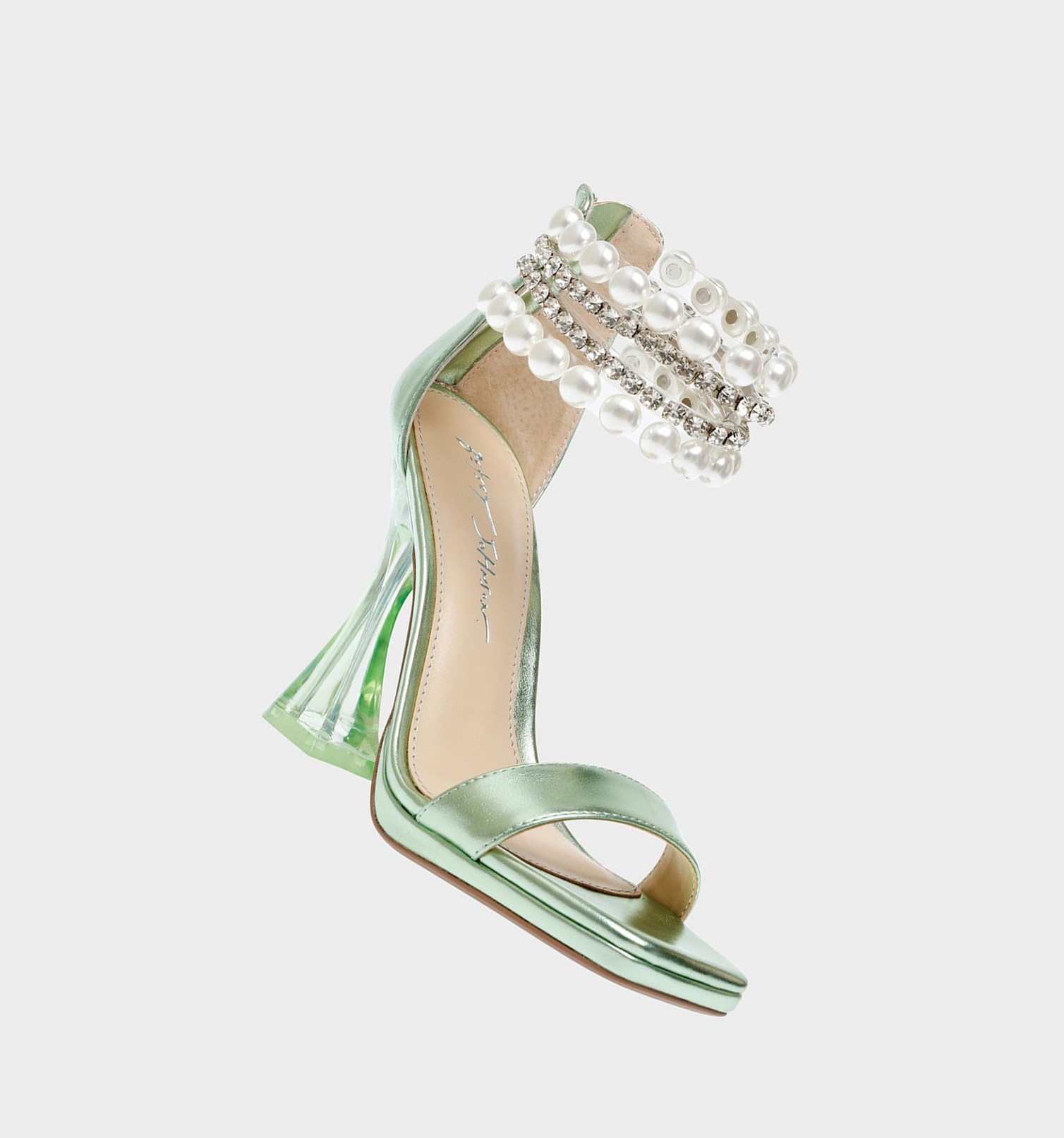 Green Women's Betsey Johnson Rider Heels | BTYCJZK-17