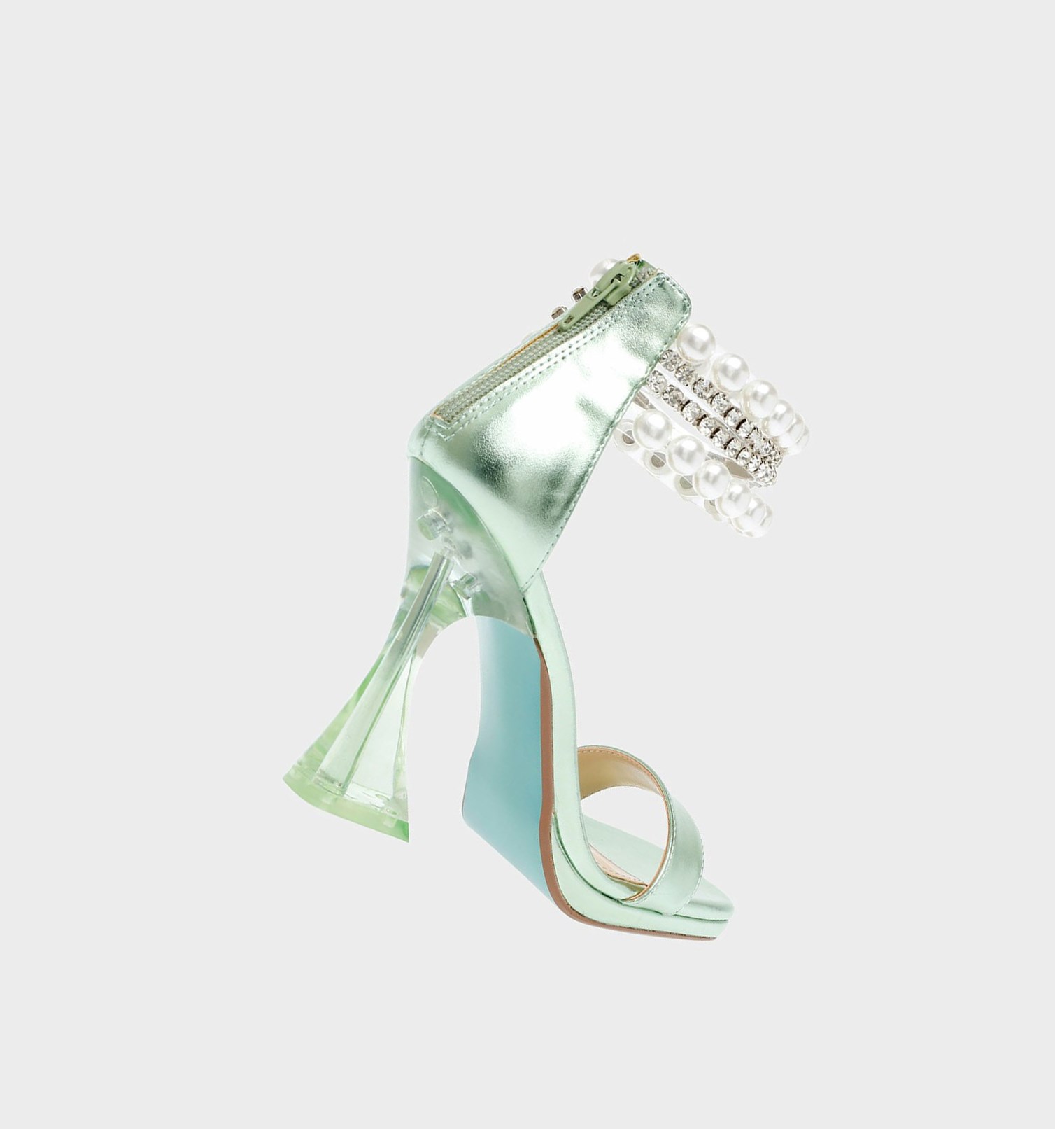 Green Women's Betsey Johnson Rider Heels | BTYCJZK-17