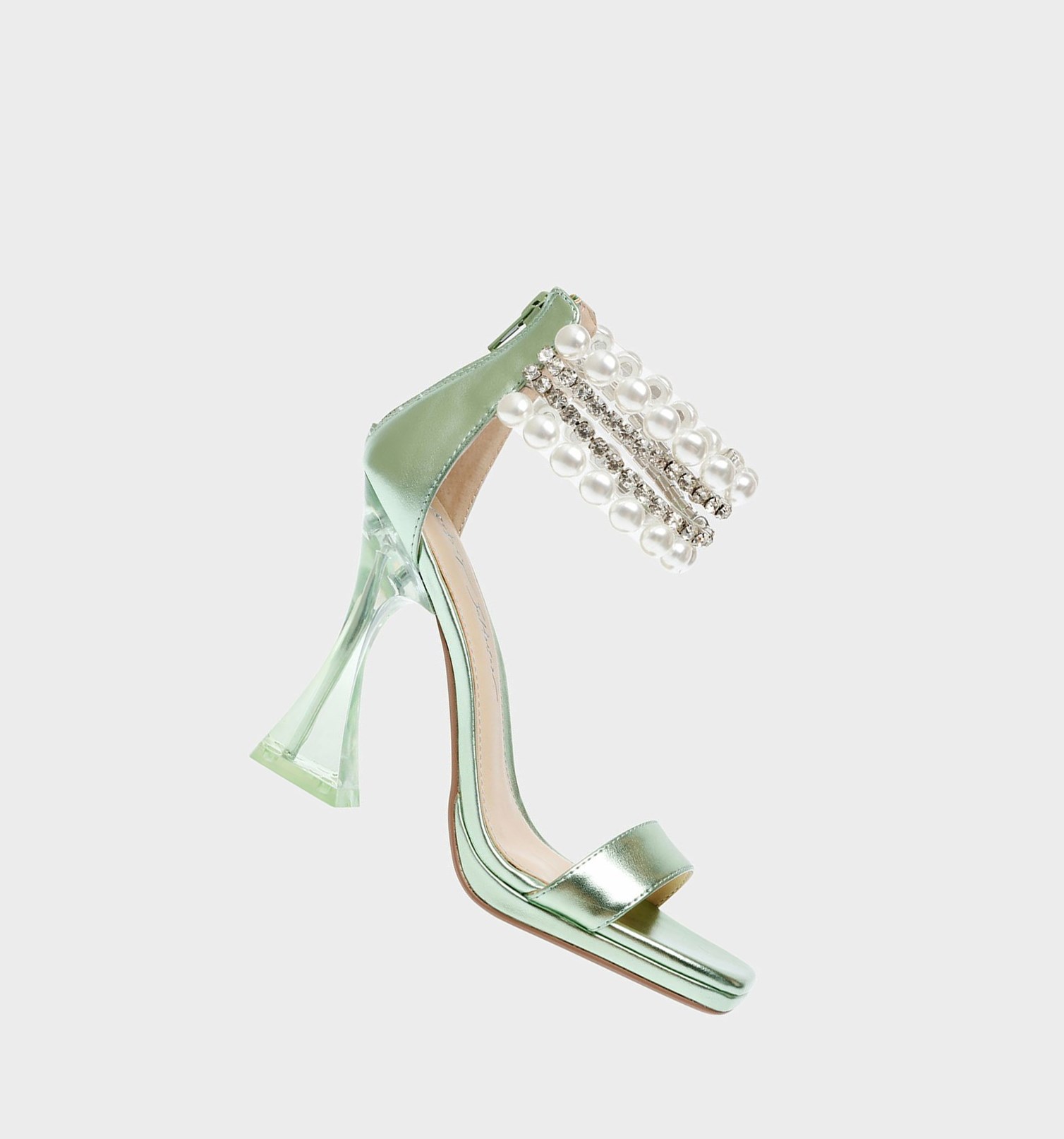 Green Women\'s Betsey Johnson Rider Heels | BTYCJZK-17